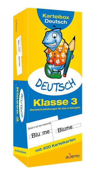 Product Image: Karteibox Deutsch Klasse 3