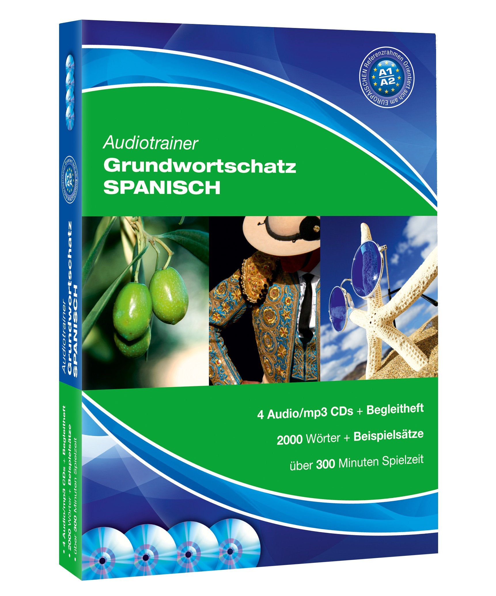 Audiotrainer Spanisch Grundwortschatz, 4 CDs Books