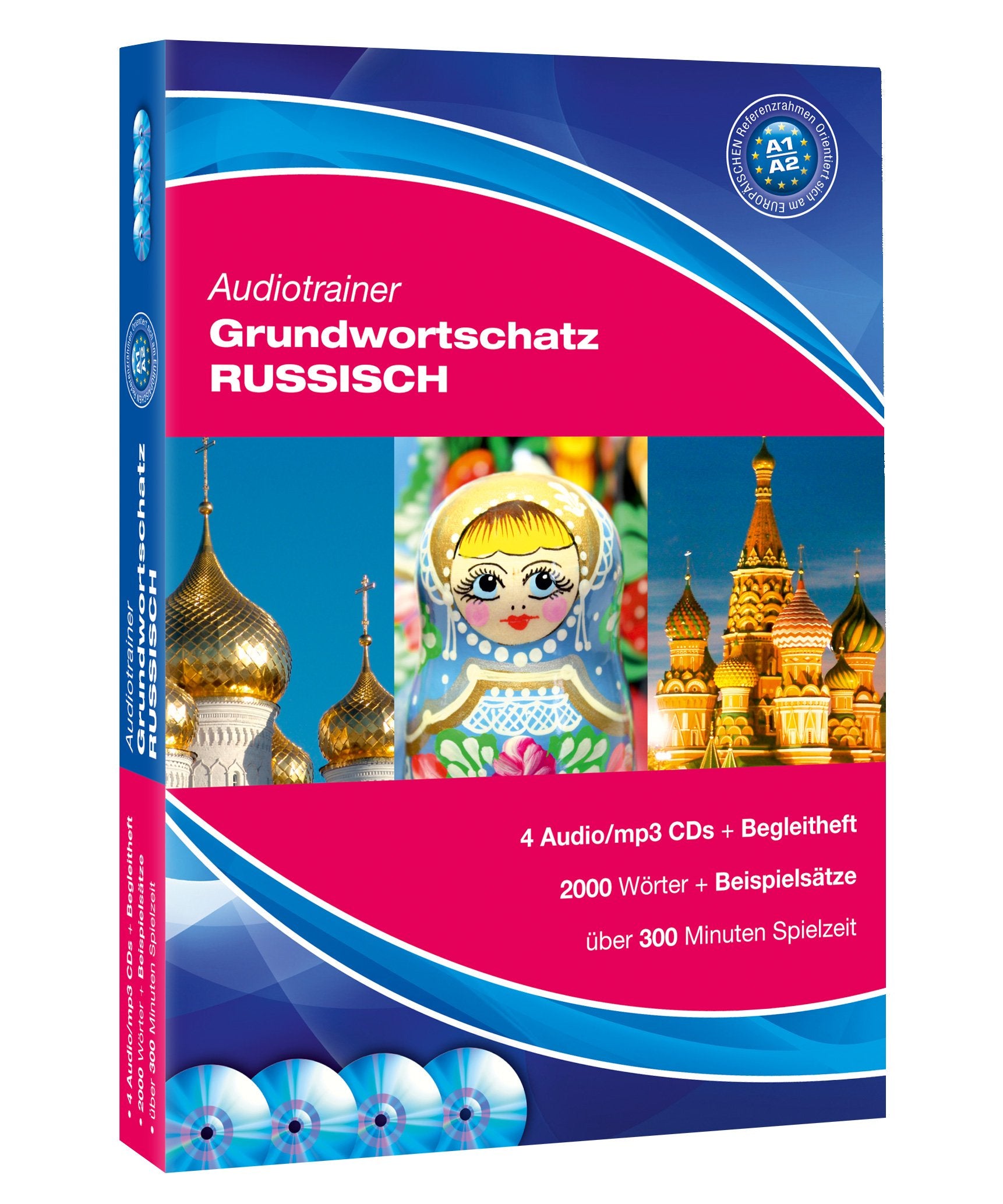 Audiotrainer Russisch Grundwortschatz, 4 CDs Books