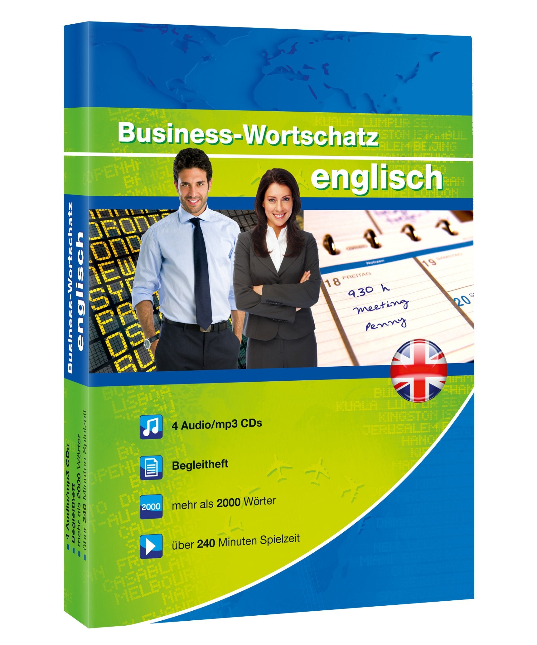Audiotrainer Englisch Businesswortschatz, 4 CDs Books