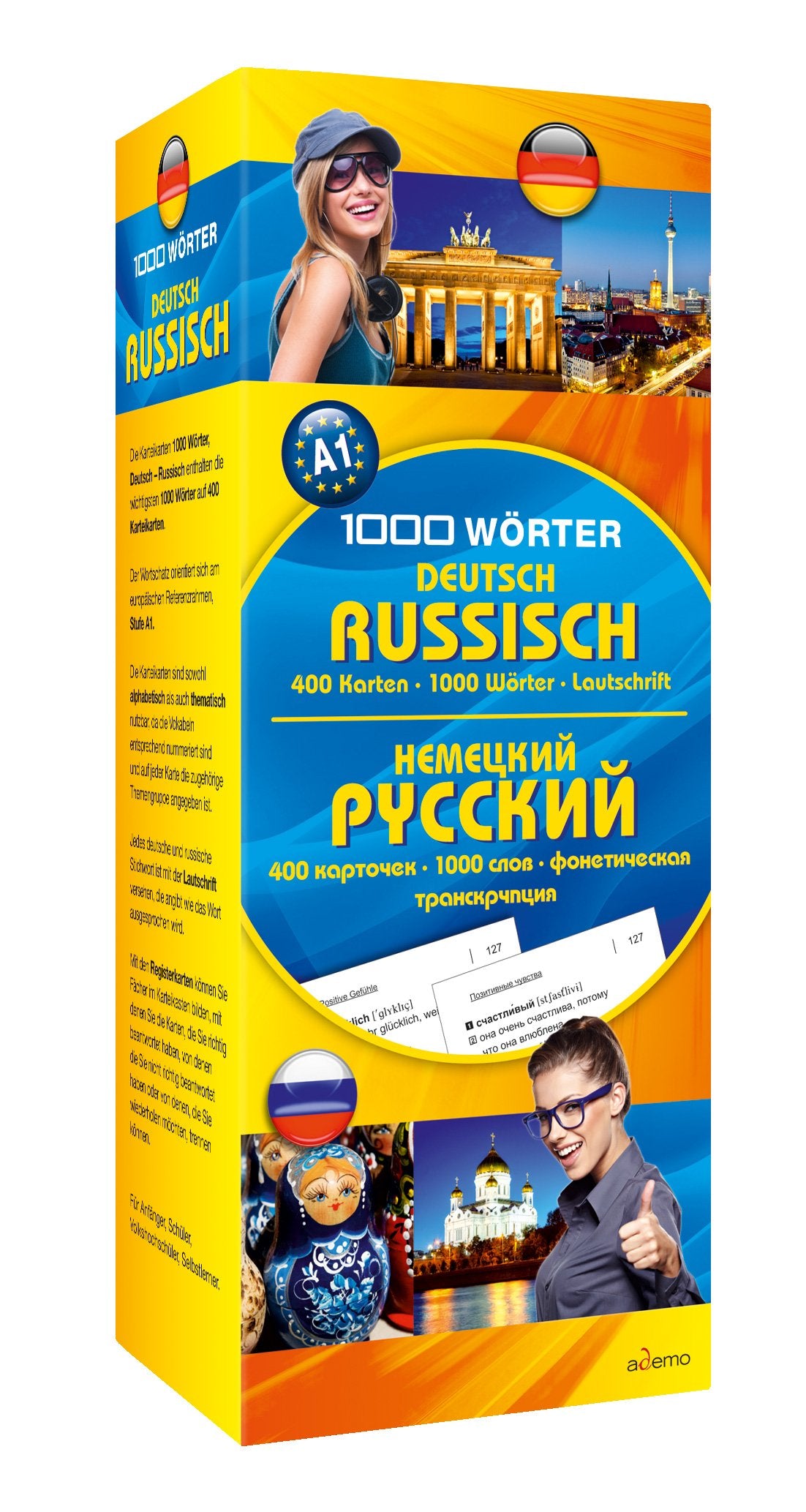 Karteikarten Deutsch-Russisch/ Russisch-Deutsch Books