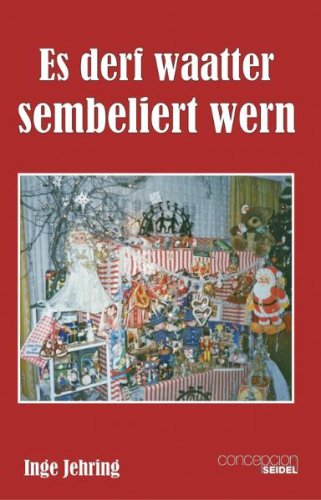 Es derf waatter sembeliert wern Books