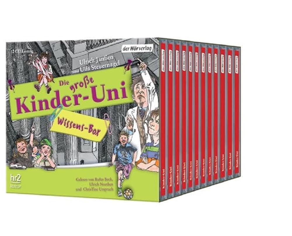 Die große Kinder-Uni Wissens-Box: CD Standard Audio Format, Lesung General education