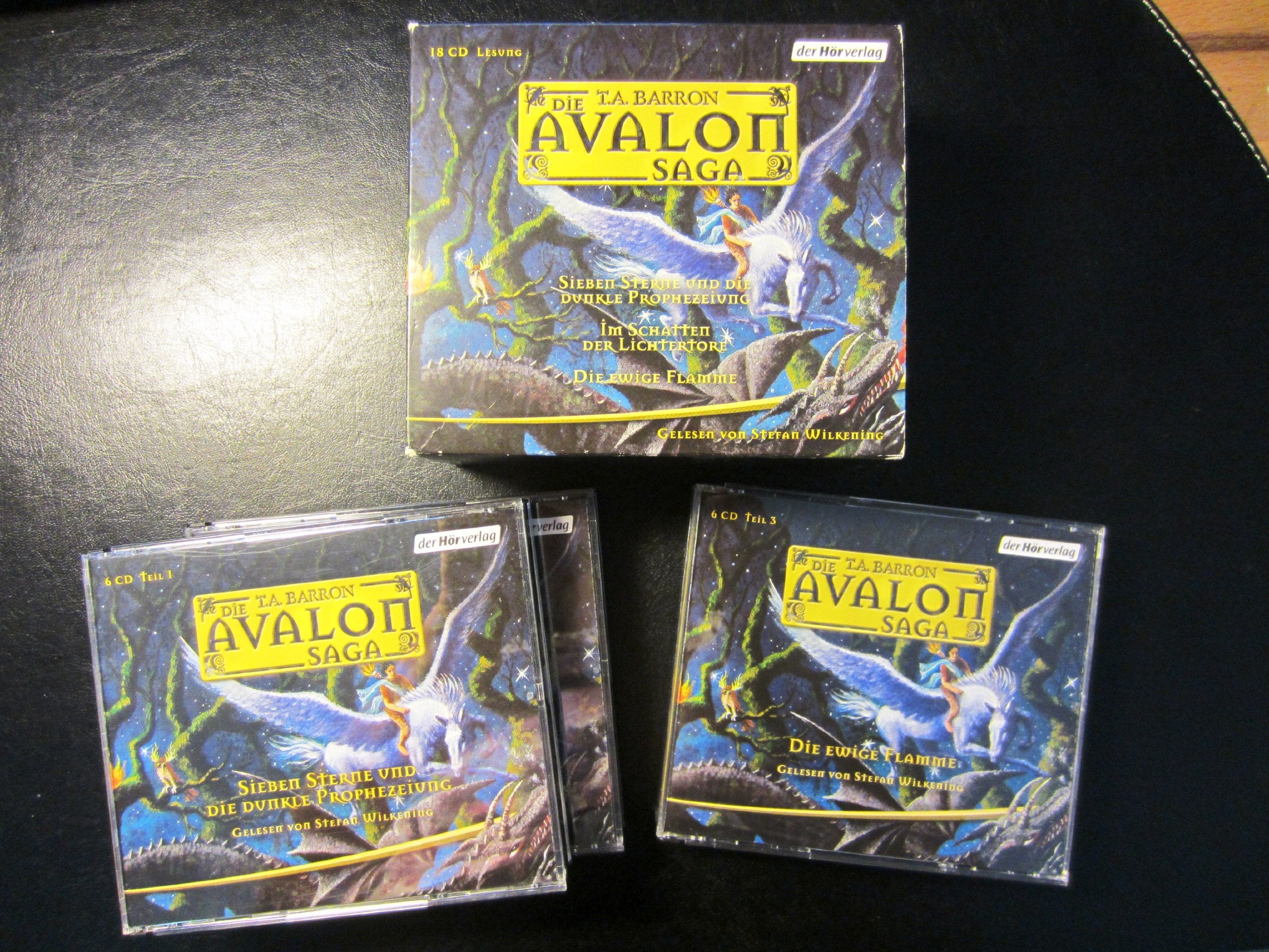 Die Avalon Saga: Sieben Sterne und die dunkle Prophezeiung, - Im Schatten der Lichtertore, Die ewige Flamme Fantasy & Sci-Fi