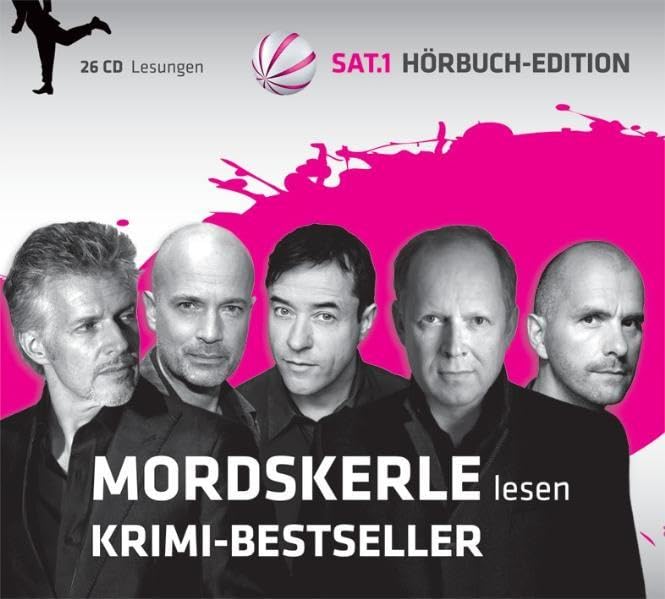Mordskerle lesen Krimi-Bestseller: Sat.1-Hörbuch-Edition.Box Contemporary literature