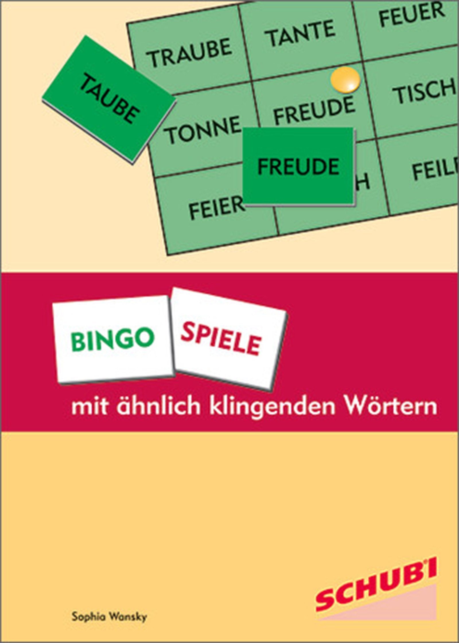 Bingospiele mit ähnlich klingenden Wörtern Study Guides