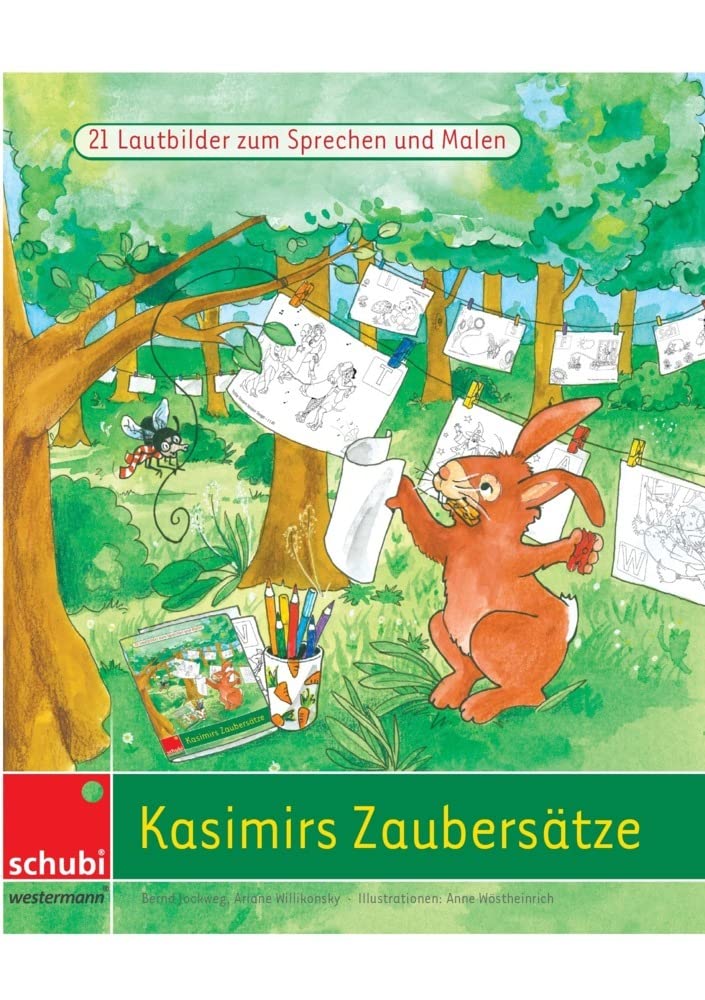 Kasimirs Zaubersätze: 21 Lautbilder zum Sprechen und Malen (Kasimir & Flora) Parents & Children