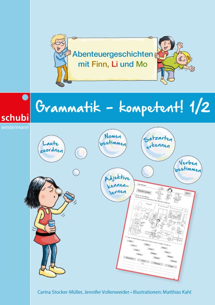 Grammatik - kompetent! 1 / 2: Abenteuergeschichten mit Finn, Li und Mo Foreign Languages ​​& Dictionaries