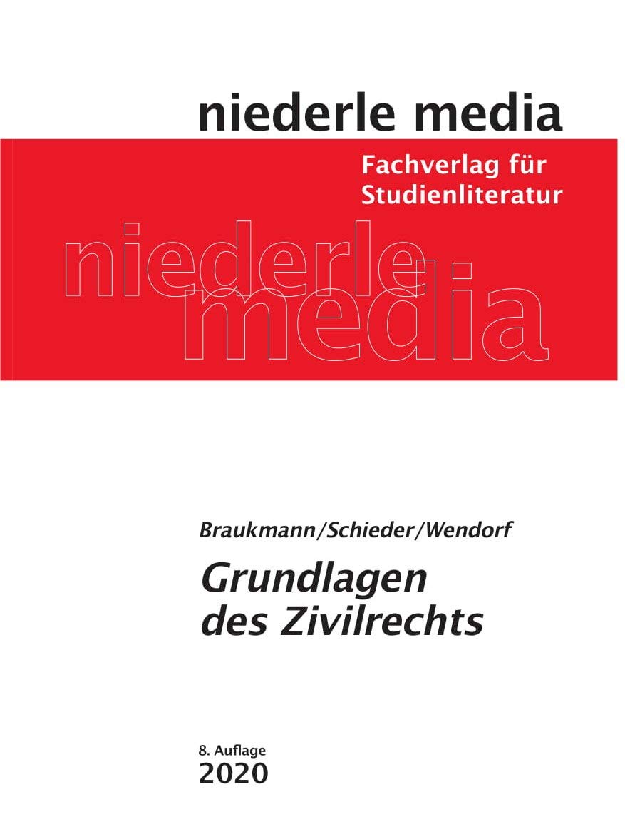 Karteikarten Grundlagen des Zivilrechts: 2020 Law