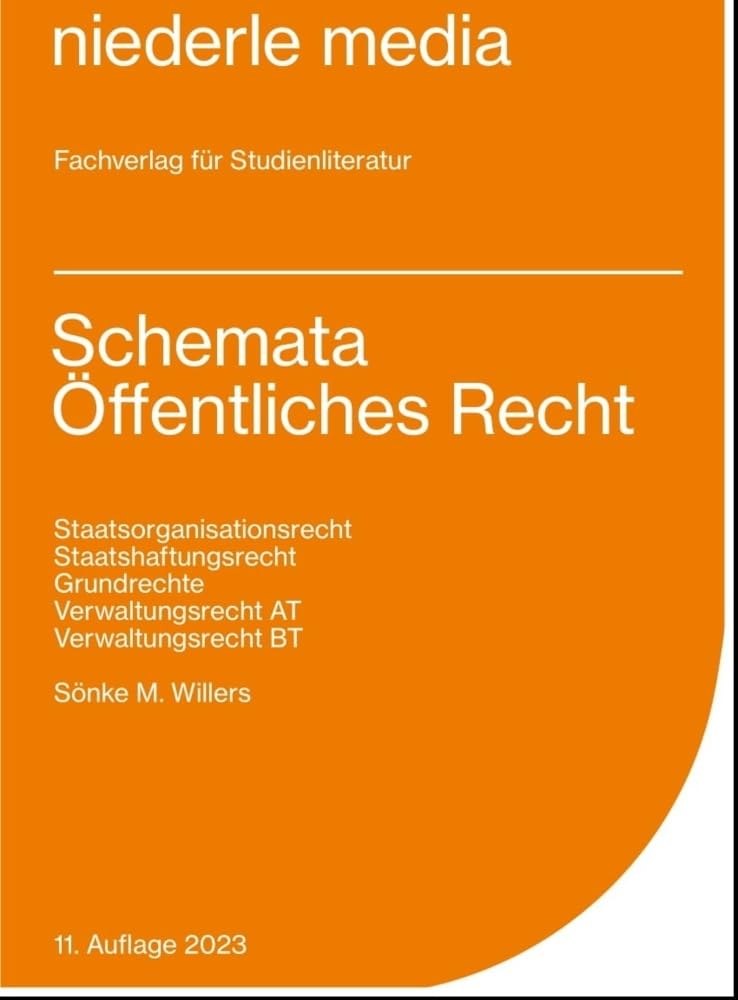 Schemata Öffentliches Recht - Karteikarten Law Books