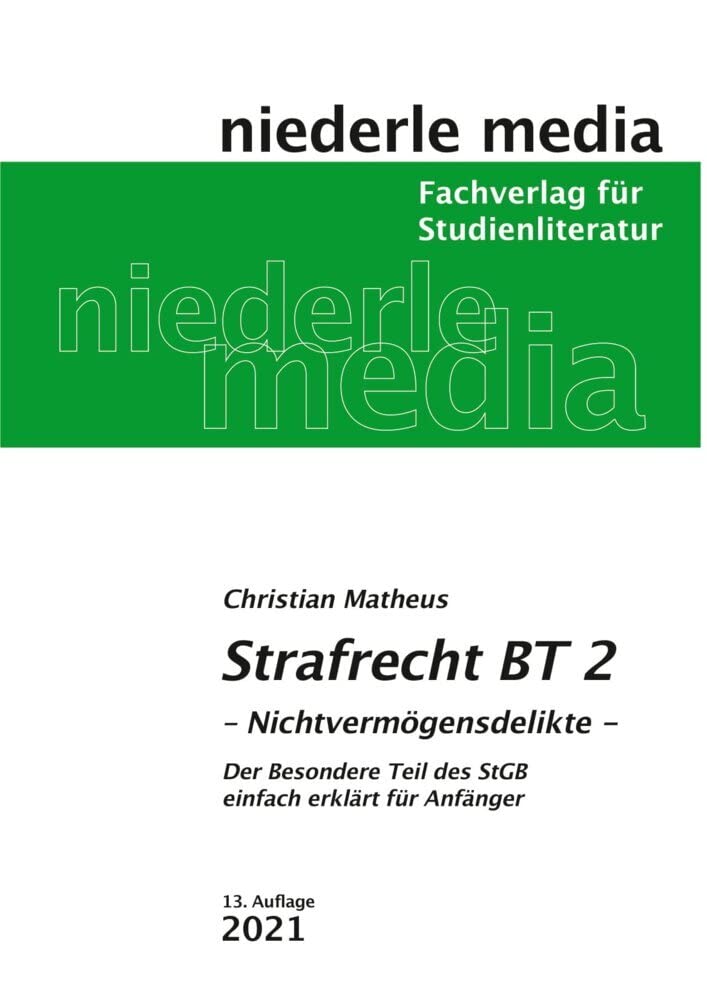 Strafrecht BT 2 Law