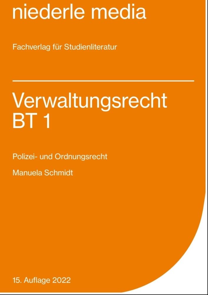 Einführung in das Verwaltungsrecht BT 1 Law