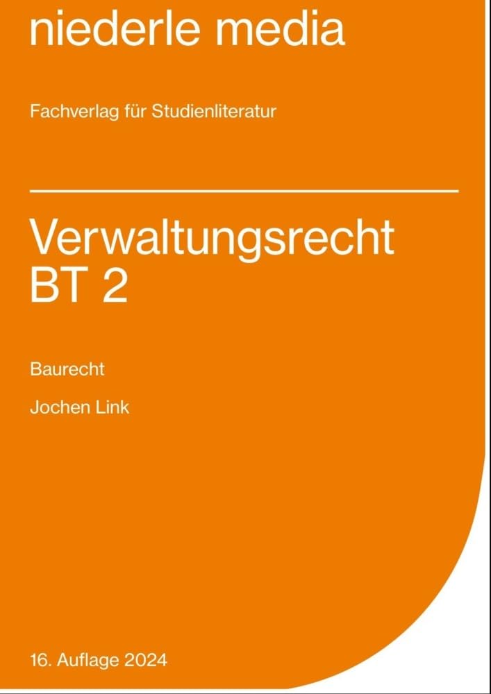 Einführung in das Verwaltungsrecht (BT) 2 Law