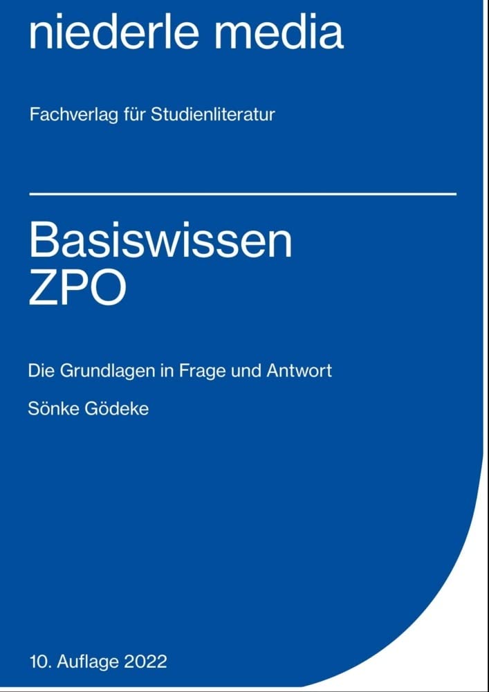 Basiswissen ZPO Law Books