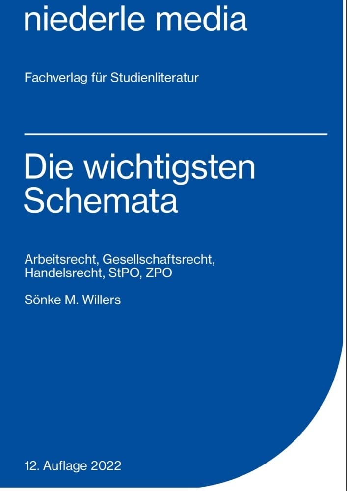 Die wichtigsten Schemata Nebengebiete Law