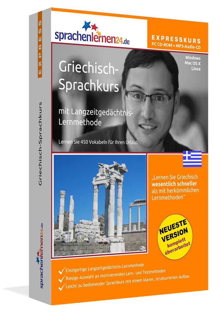 Sprachenlernen24.de Griechisch-Express-Sprachkurs. CD-ROM Foreign Languages ​​& Dictionaries