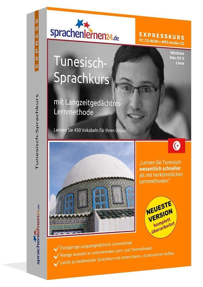 Sprachenlernen24.de Tunesisch-Express-Sprachkurs PC CD-ROM für Windows/Linux/Mac OS X + MP3-Audio-CD: Werden Sie in wenigen Tagen fit für Ihre Reise ... Computer / MP3-Player / MP3-fähigen CD-Player Foreign Languages ​​& Dictionaries