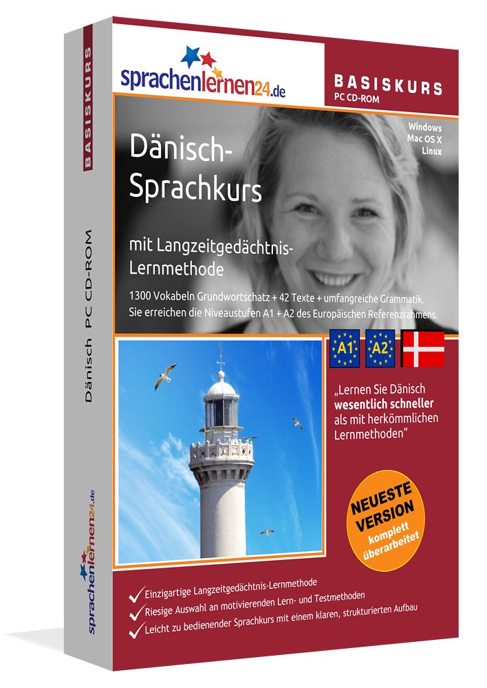 Sprachenlernen24.de Dänisch-Basis-Sprachkurs: PC CD-ROM für Windows/Linux/Mac OS X. Dänisch lernen für Anfänger.: Dänisch-Sprachkurs mit Langzeitgedächtnis-Lernmethode. Niveau A1/A2 Foreign Languages ​​& Dictionaries