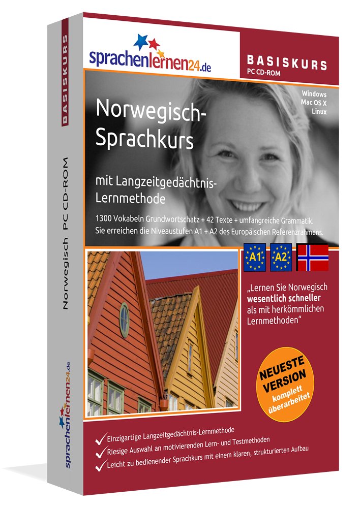 Sprachenlernen24.de Norwegisch-Basis-Sprachkurs: PC CD-ROM für Windows/Linux/Mac OS X. Norwegisch lernen für Anfänger.: Norwegisch-Sprachkurs mit Langzeitgedächtnis-Lernmethode. Niveau A1/A2 Foreign Languages ​​& Dictionaries