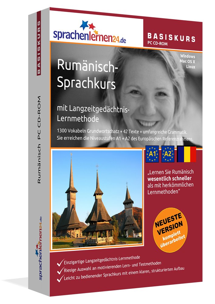 Sprachenlernen24.de Rumänisch-Basis-Sprachkurs: PC CD-ROM für Windows/Linux/Mac OS X. Rumänisch lernen für Anfänger.: Rumänisch-Sprachkurs mit ... Niveau A1/A2. Für Windows/Linux/Mac OS X Foreign Languages ​​& Dictionaries