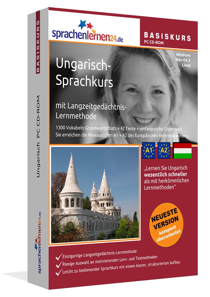 Sprachenlernen24.de Ungarisch Basis PC CD-ROM: Lernsoftware auf CD-ROM für Windows/Linux/Mac OS X: Ungarisch-Sprachkurs mit Langzeitgedächtnis-Lernmethode. Niveau A1/A2 Foreign Languages ​​& Dictionaries