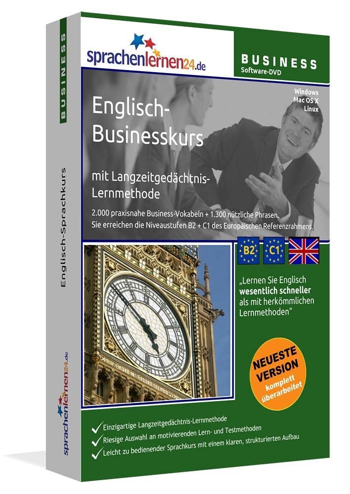 Sprachenlernen24.de Englisch-Businesskurs Software Foreign Languages ​​& Dictionaries