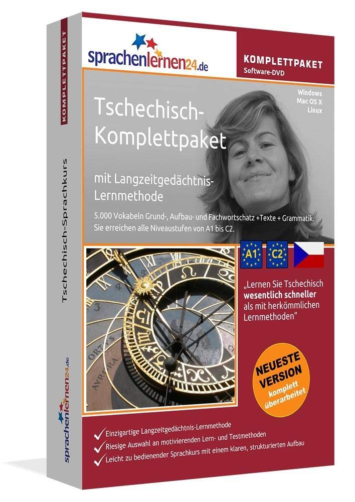 Tschechisch-Komplettpaket, DVD-ROM: Tschechisch-Sprachkurs mit Langzeitgedächtnis-Lernmethode. Niveau A1-C2. inkl. integrierter Sprachausgabe mit über 5700 Vokabeln und Redewendungen Other software