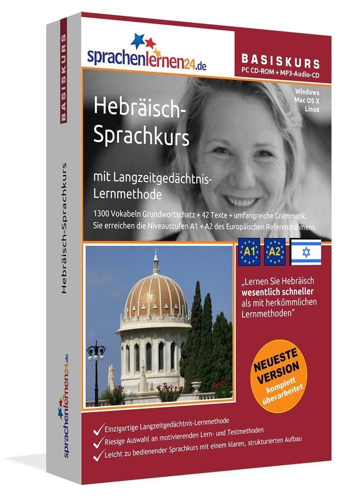 Sprachenlernen24.de Hebräisch-Basis-Sprachkurs. PC CD-ROM für Windows/Linux/Mac OS X + MP3-Audio-CD für Computer /MP3-Player /MP3-fähigen CD-Player Foreign Languages ​​& Dictionaries