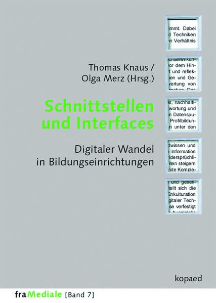 Schnittstellen und Interfaces: Digitaler Wandel in Bildungseinrichtungen Children's books