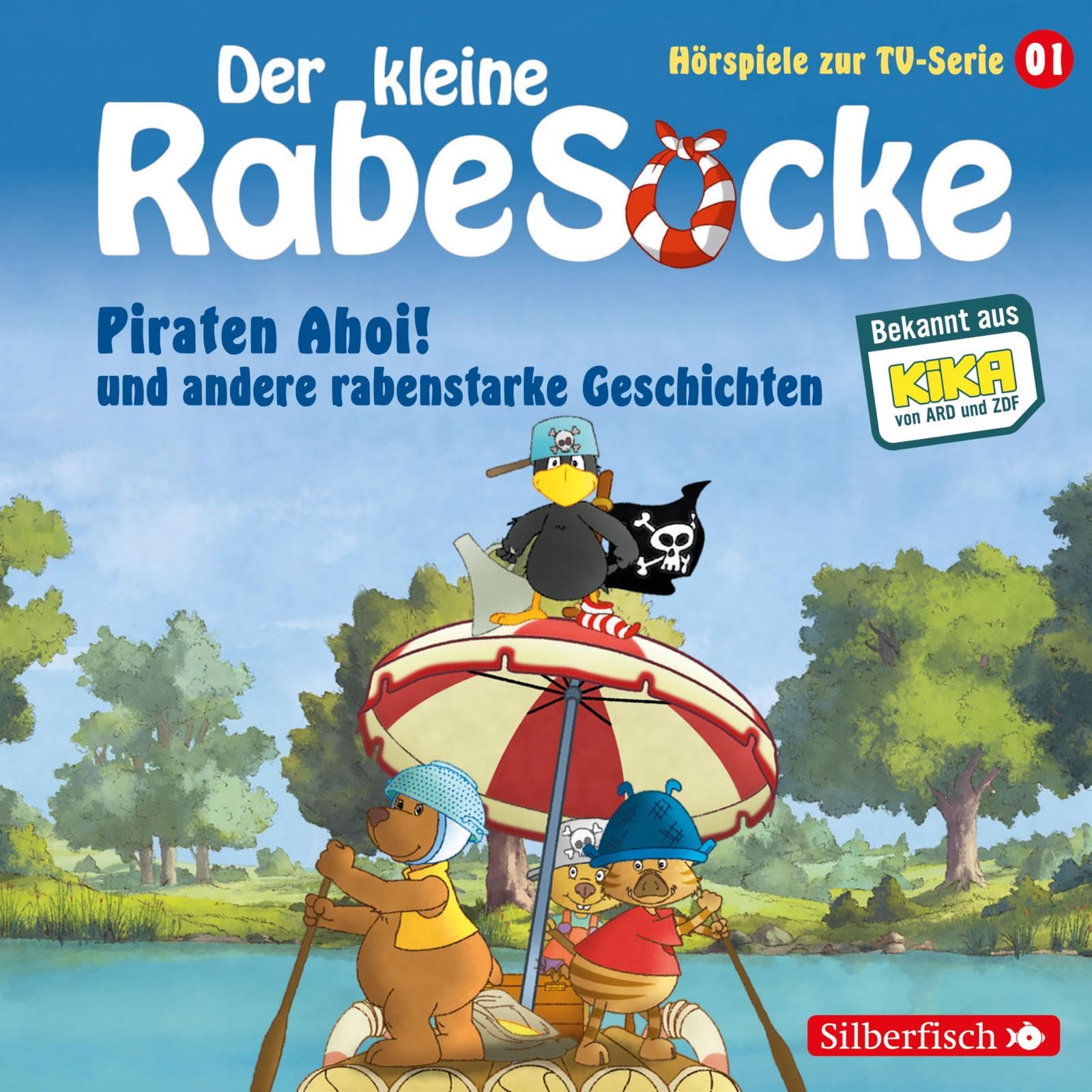 Piraten Ahoi!, Die Fußballwaldmeisterschaft, Das goldene Amulett (Der kleine Rabe Socke - Hörspiele zur TV Serie 1): 1 CD Non-fiction books for kids