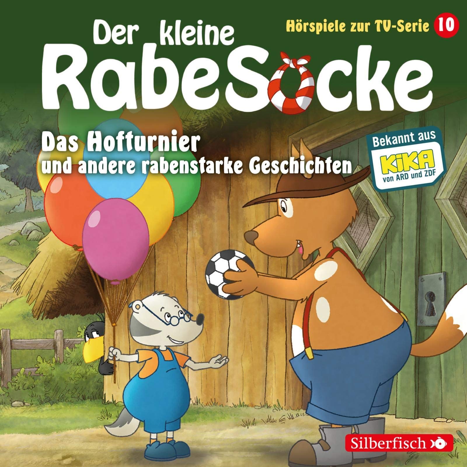 Das Hofturnier, Die Waldprüfung, Bruder-Alarm! (Der kleine Rabe Socke - Hörspiele zur TV Serie 10): 1 CD Novels & Short Stories