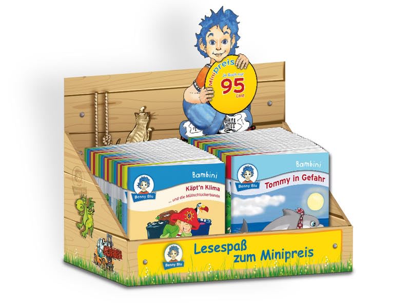 Reitschule Regenbogen und Die Kometenponys -Bambini Box gefüllt mit 8 x 8 Bambini Titeln: Bambini Bücher - Reits. Regenbogen erste Reitstunde / Reits. ... Reits. Regenb. Tautropfen (Benny Blu Bambini) Children's books