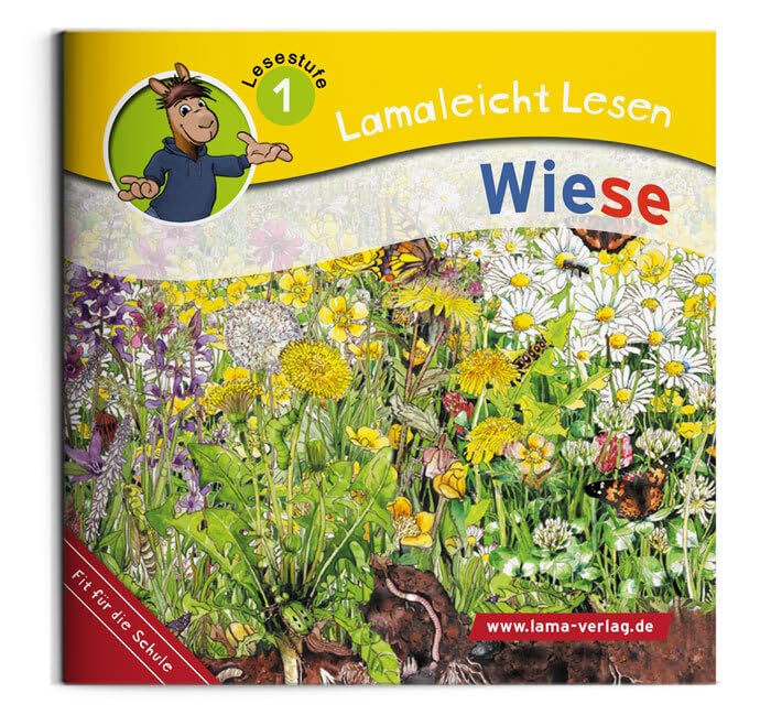 Lamaleicht Lesen: Wiese (Lamaleicht Lesen: Lesestufe 1) Children's books