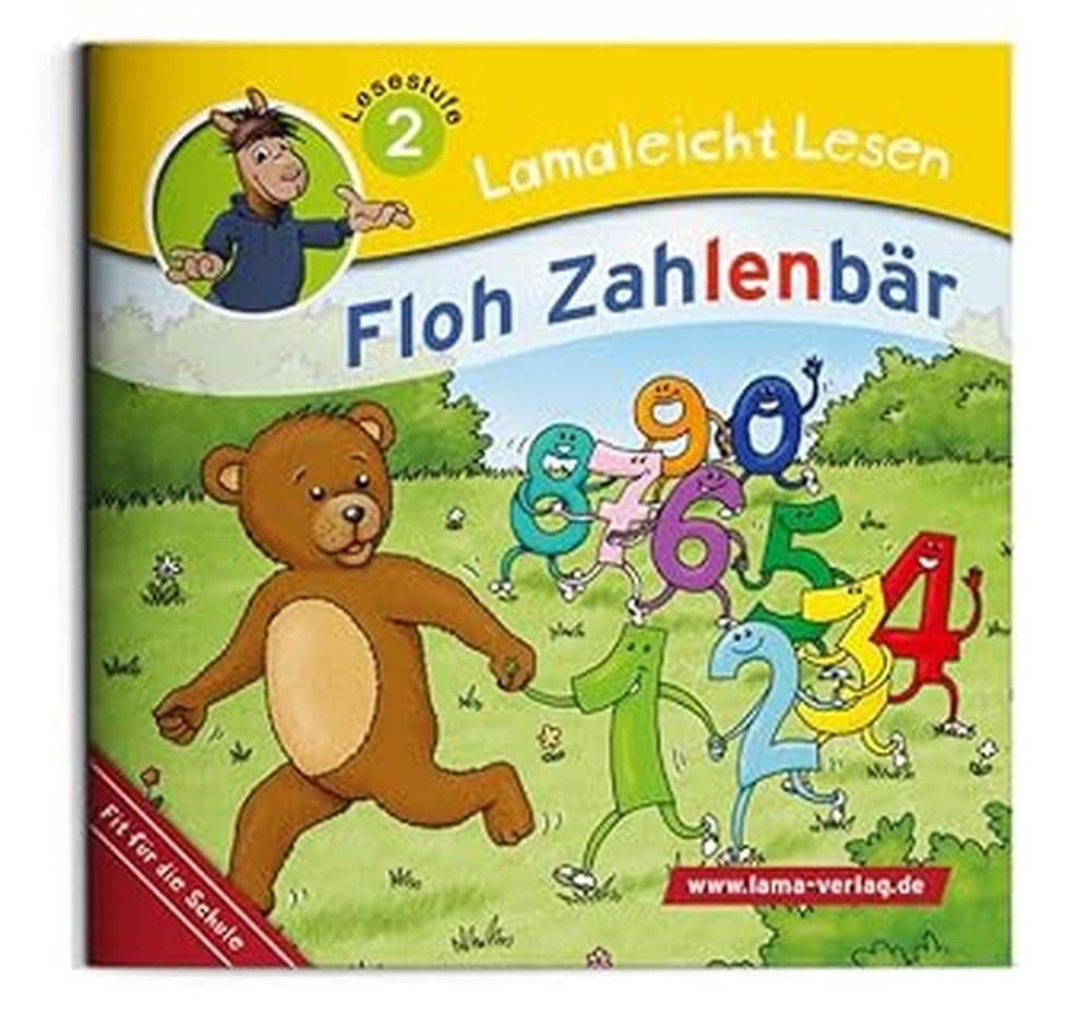 Lamaleicht Lesen: Floh Zahlenbär (Lamaleicht Lesen. Lesestufe 2) Children's books