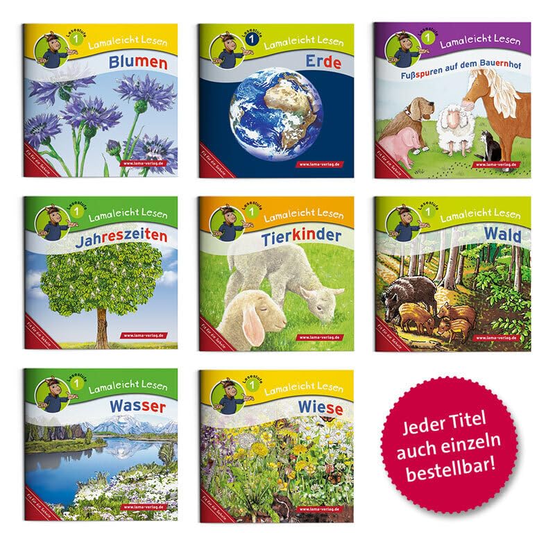 Lamaleicht Lesen Themenset Lesestufe 1: Natur und Umwelt (Lamaleicht Lesen: Lesestufe 1) Children's books