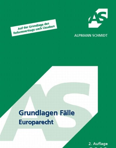 Grundlagen Fälle Europarecht Law
