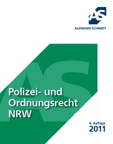 Polizei- und Ordnungsrecht NRW Law