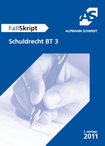 Schuldrecht BT 3: GoA, Bereicherungsrecht Law