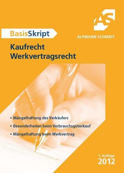 Kaufrecht, Werkvertragsrecht Law