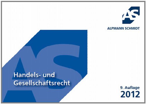 Handels- und Gesellschaftsrecht Law