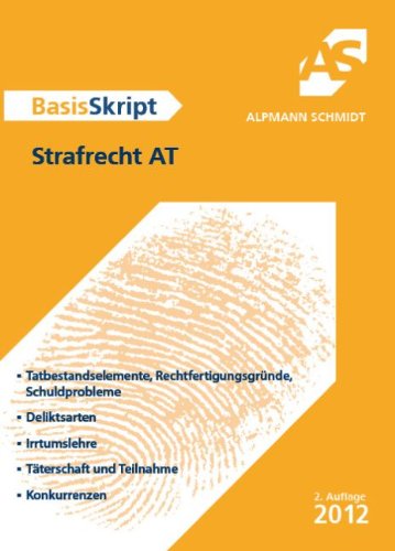 Strafrecht Allgemeiner Teil Law Books