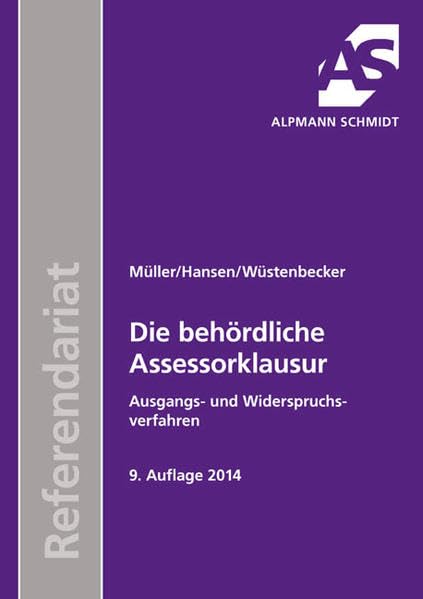 Die behördliche Assessorklausur Law Books