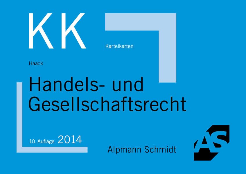 Handels- und Gesellschaftsrecht Law