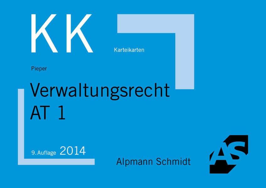 Karteikarten Verwaltungsrecht AT 1 Law