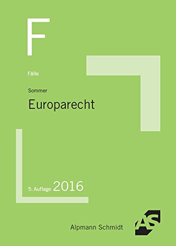 Fälle Europarecht: 2016 Law