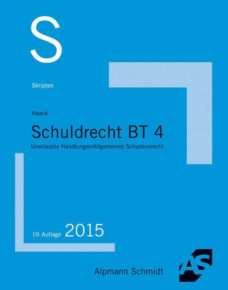 Skript Schuldrecht BT 4 Law Books
