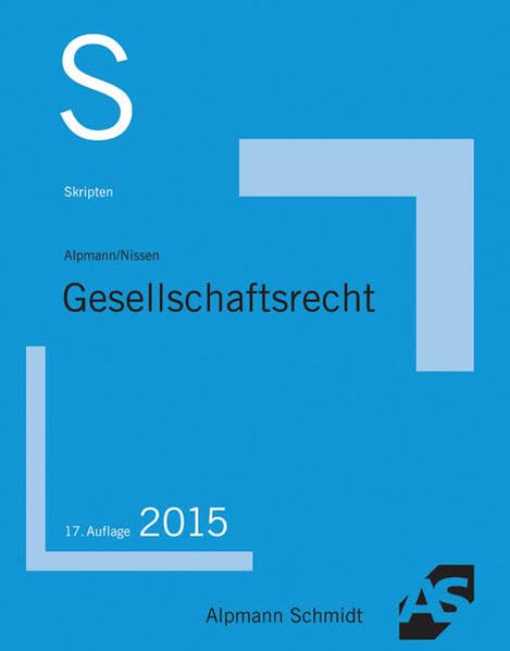 Skript Gesellschaftsrecht Law Books