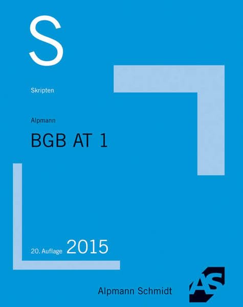 Skript BGB AT 1 Law