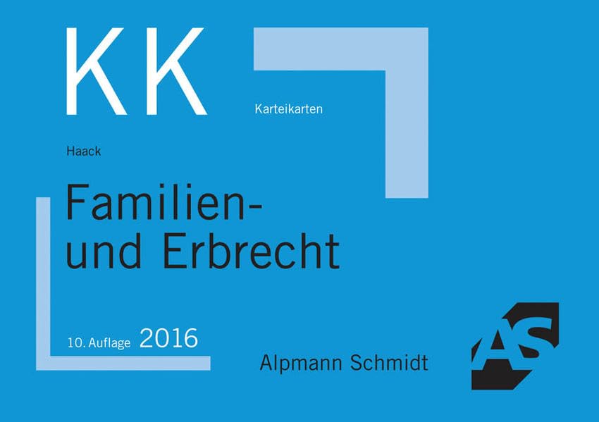 Karteikarten Familien- und Erbrecht Law