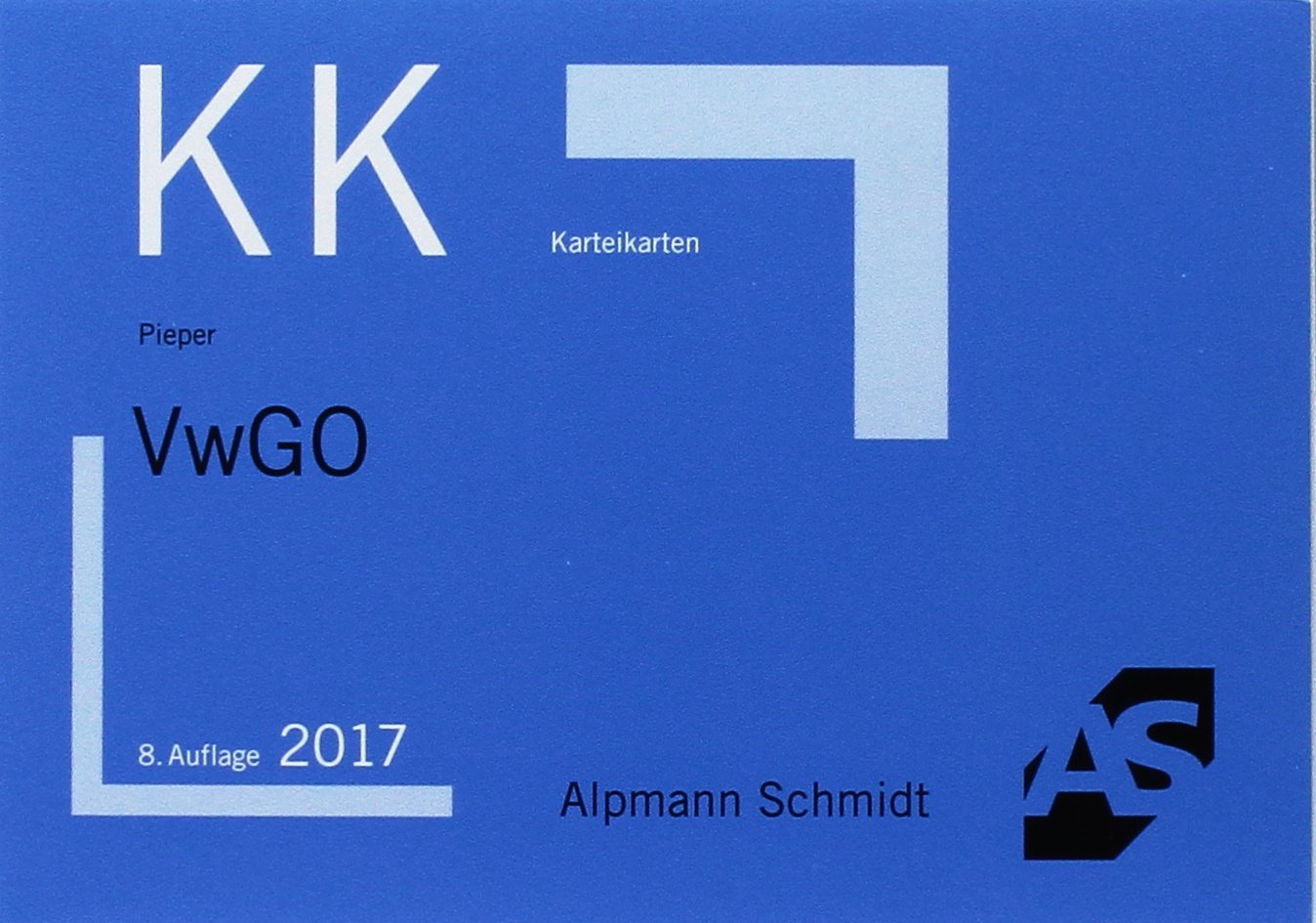 Karteikarten VwGO Law